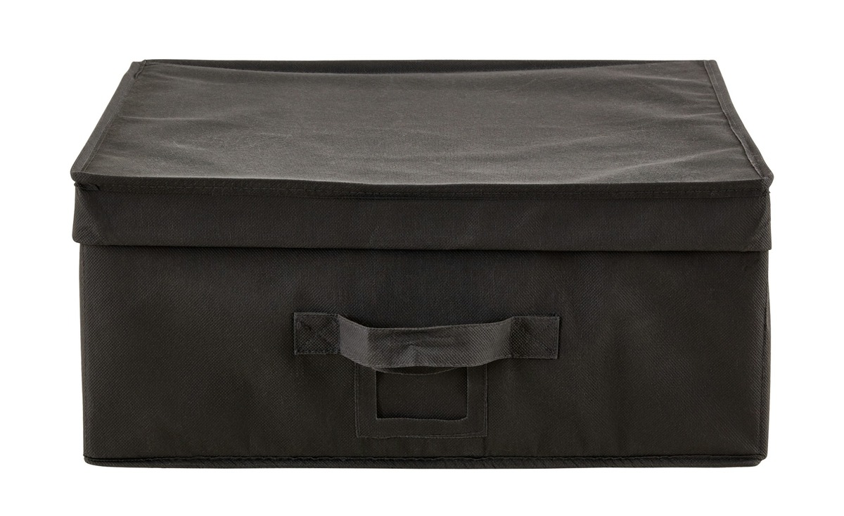 Bild 1 von Dreamer Junges Wohnen Aufbewahrungsbox, 2er-Set schwarz Stoff (100% Polypropylen) Maße (cm): B: 45 H: 20 T: 45 Sonstiges Zubehör - Möbel Kraft