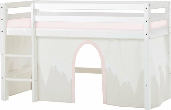 Bild 1 von Hoppekids Hochbett «Winter Wonderland» (Set) 70x160, umbaubar mit Vorhang-Set Winter