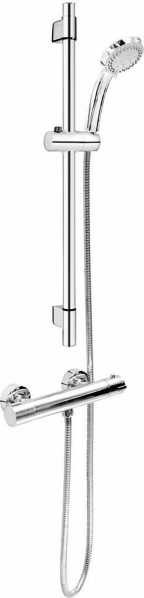 Bild 1 von CORNAT Duschsystem FIT Duschsystem mit TH chrom, Höhe 6,7 cm, Set, Antikalk-Noppen