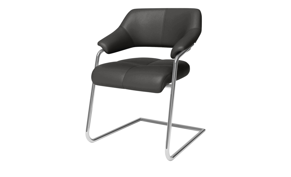 Bild 1 von JOOP! Leder-Schwingstuhl  Loft braun Maße (cm): B: 64 H: 86 T: 61 Stühle