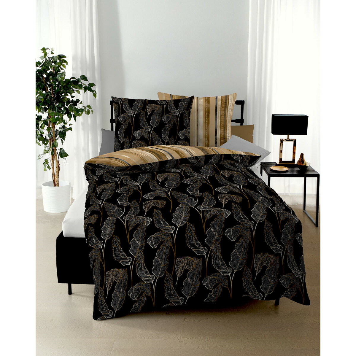 Bild 1 von Biber-Wendebettwäsche, 155x220cm