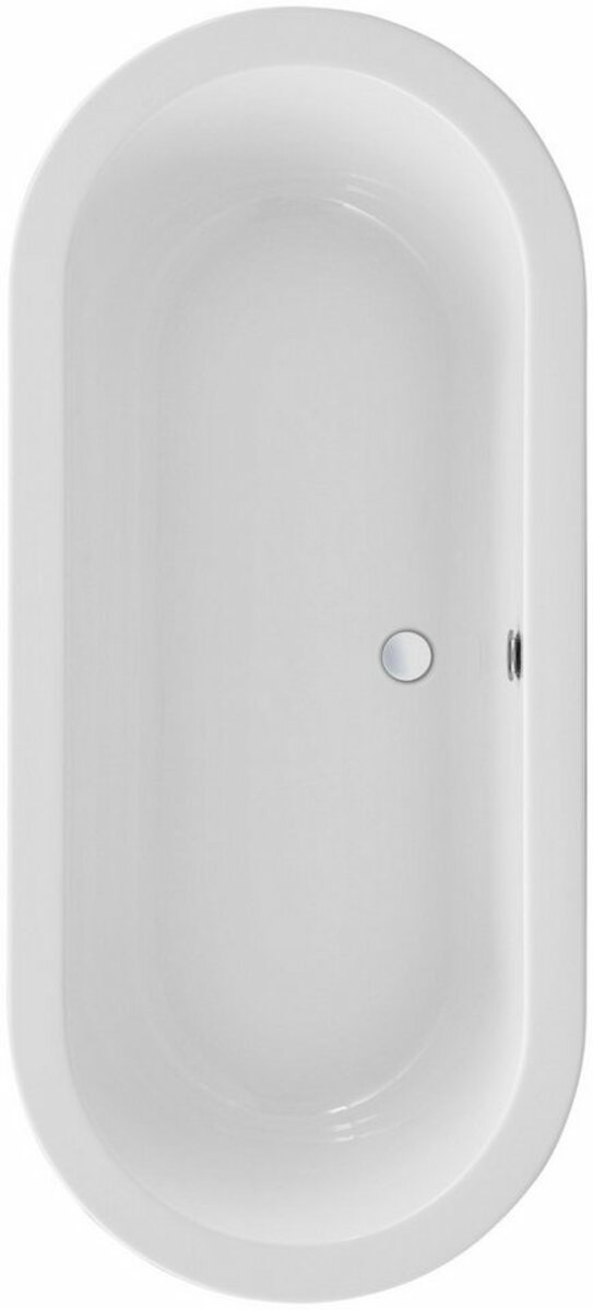Bild 1 von OTTOFOND Badewanne Flora, (1-tlg), mit verchromte Ablaufgarnitur "Klick-Klack"