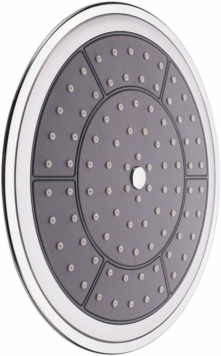 Bild 1 von Schütte Kopfbrause Auxerre, Kopfbrause mit Antikalk-Noppen, Regendusche Ø 22cm, Duschkopf Chrom