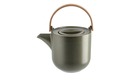 Bild 1 von ASA SELECTION Teekanne mit Holzgriff  Coppa Nori grün Porzellan, Metall, Holz, Metall Maße (cm): B: 17,5 H: 14,5 T: 12,6 Kaffee & Tee