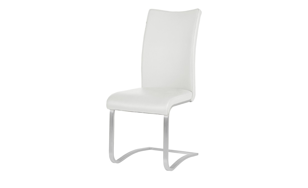 Bild 1 von Primo Freischwinger  Letitia weiß Maße (cm): B: 43 H: 103 T: 52 Stühle