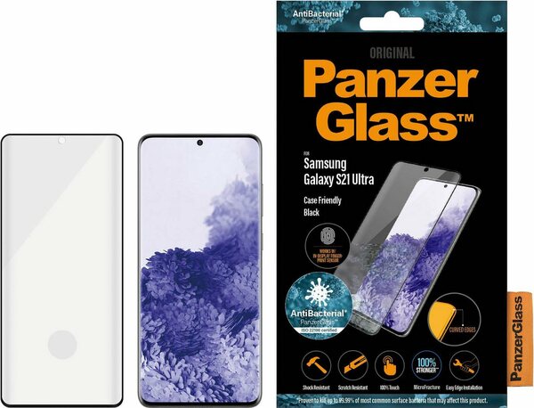 Bild 1 von PanzerGlass 7258 für Galaxy S21 Ultra, Displayschutzfolie