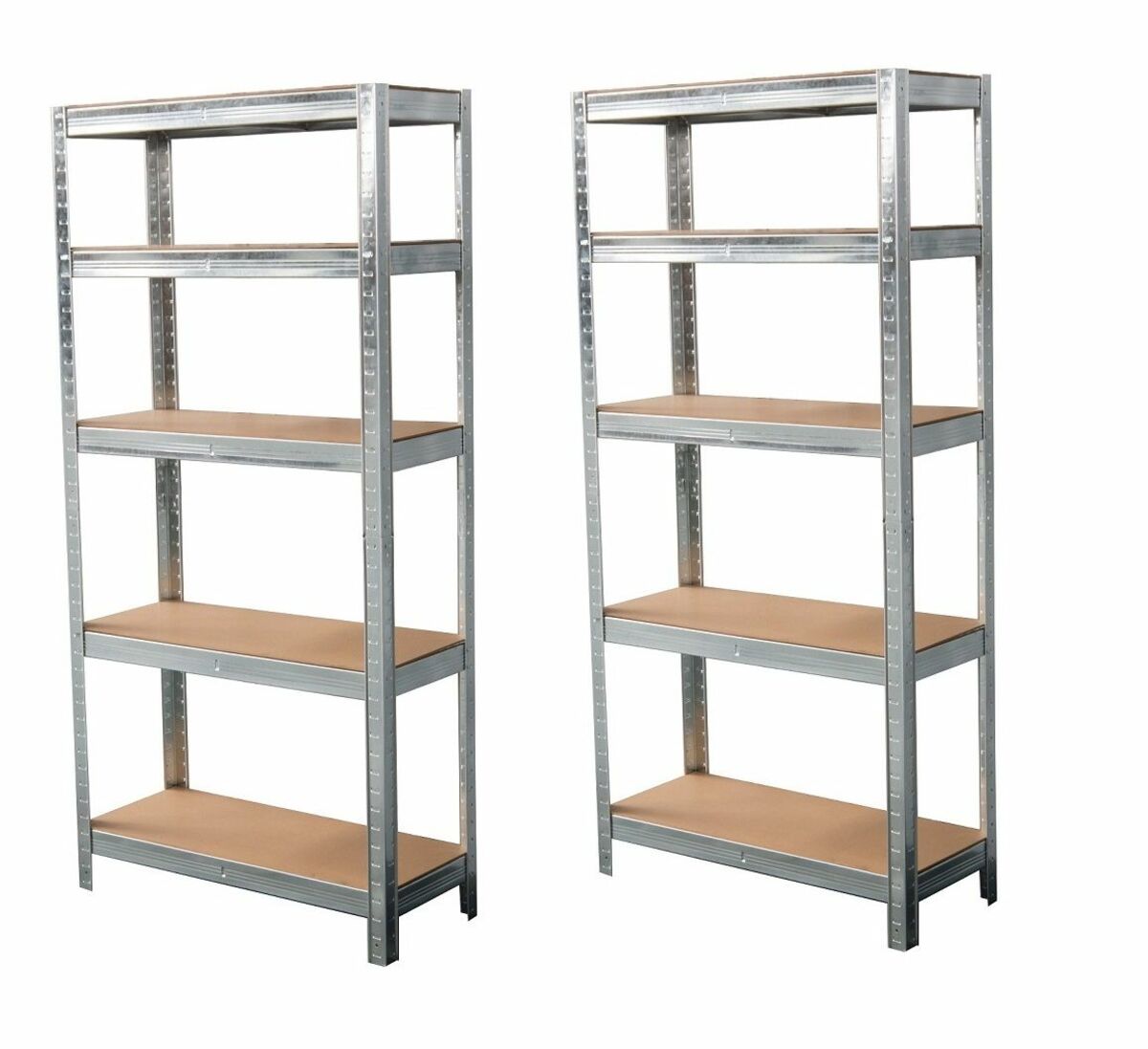 Bild 1 von Vago-Tools Schwerlastregal Lagerregal Werkstattregal 75cm Kellerregal Regal 2x