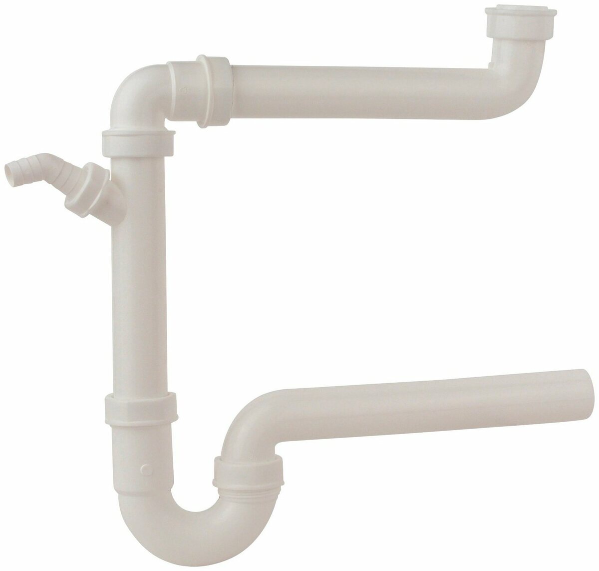 Bild 1 von Kirchhoff Siphon Rohrgeruchsverschluss, Raumspar-Röhrensiphon, 1 1/2"IG x 50 mm, 3/4" Geräteanschluss