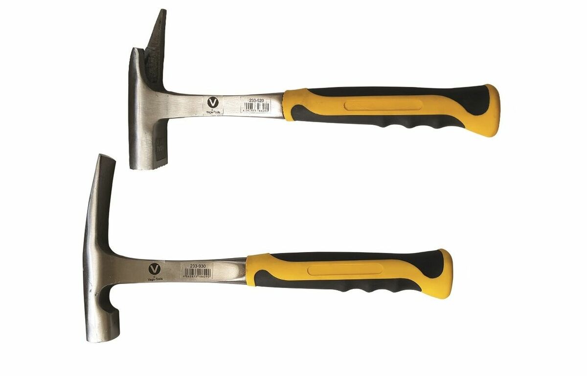 Bild 1 von Vago-Tools Profi 2 tlg Set Latthammer & Maurerhammer Zimmermannshammer Hammer