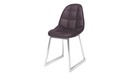 Bild 1 von JOOP! Leder-Kufenstuhl  Move lila/violett Maße (cm): B: 47 H: 87 T: 57 Stühle