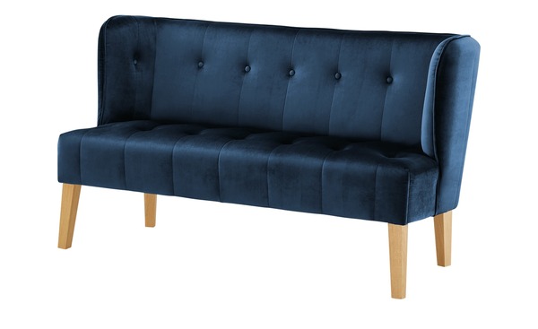 Bild 1 von Twist Küchensofa Samt  Bella blau Maße (cm): B: 158 H: 90 T: 69 Bänke