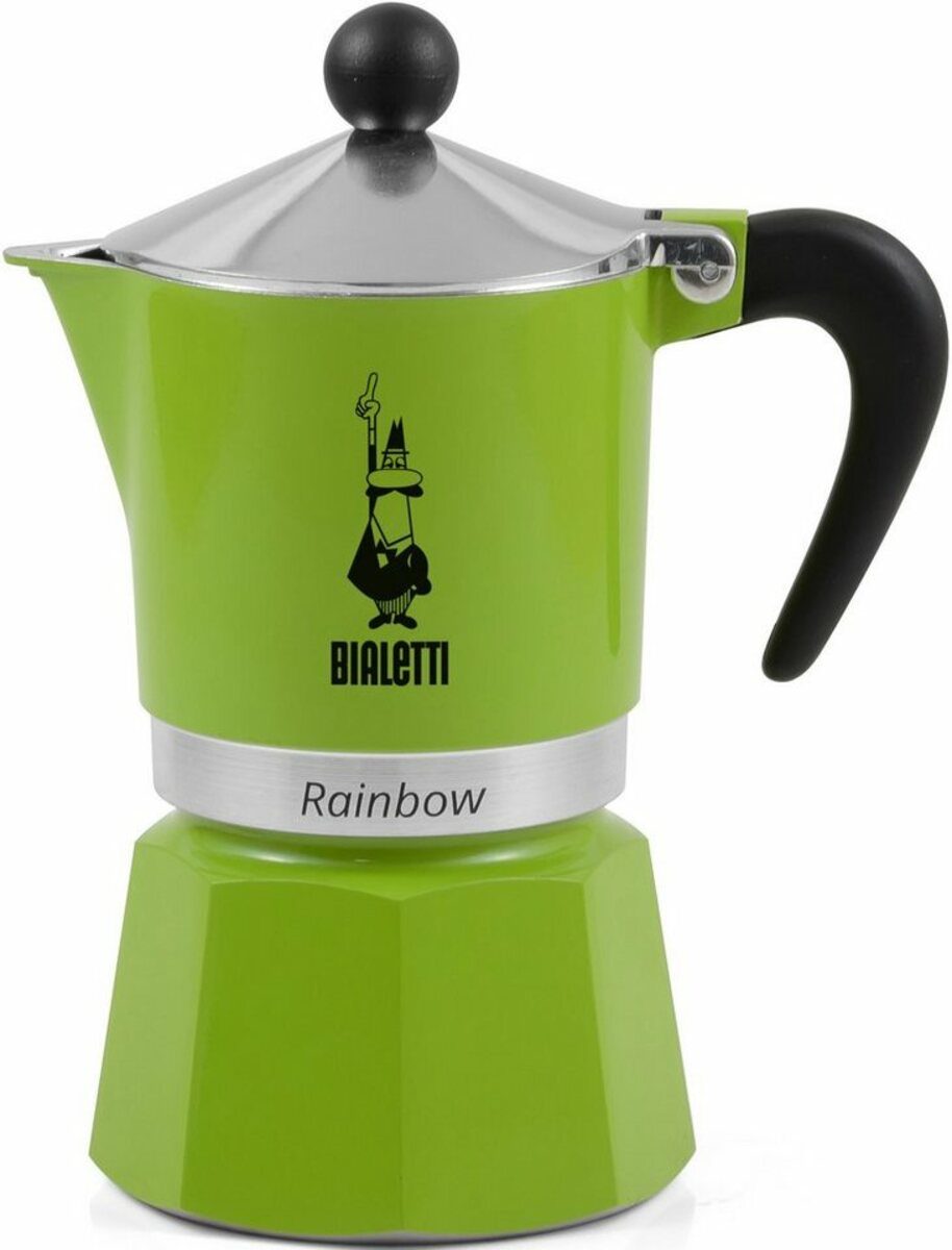 Bild 1 von BIALETTI Espressokocher Rainbow, 0,27l Kaffeekanne, Aluminium