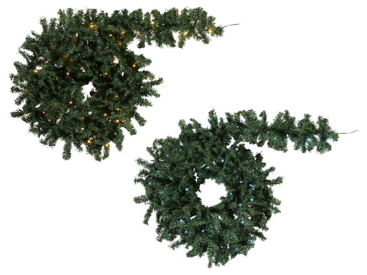 Bild 1 von LIVARNO home LED-Tannengirlande, mit Timer