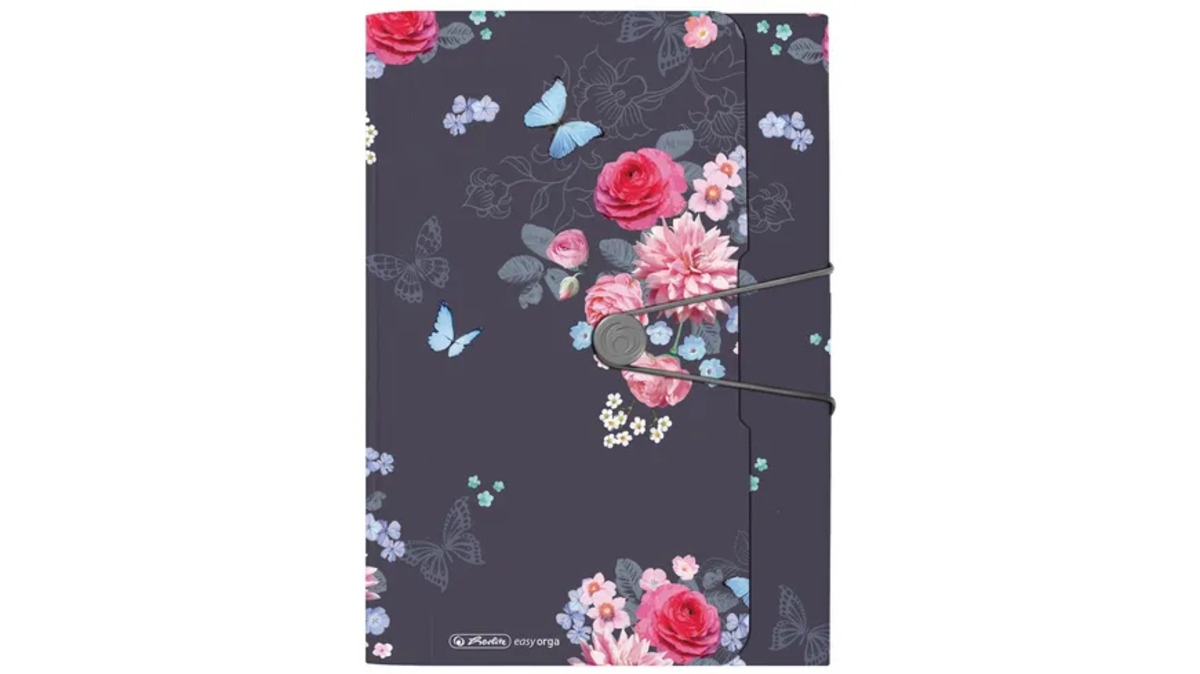 Bild 1 von herlitz Fächermappe PP A4 12 Fächer Ladylike Flowers