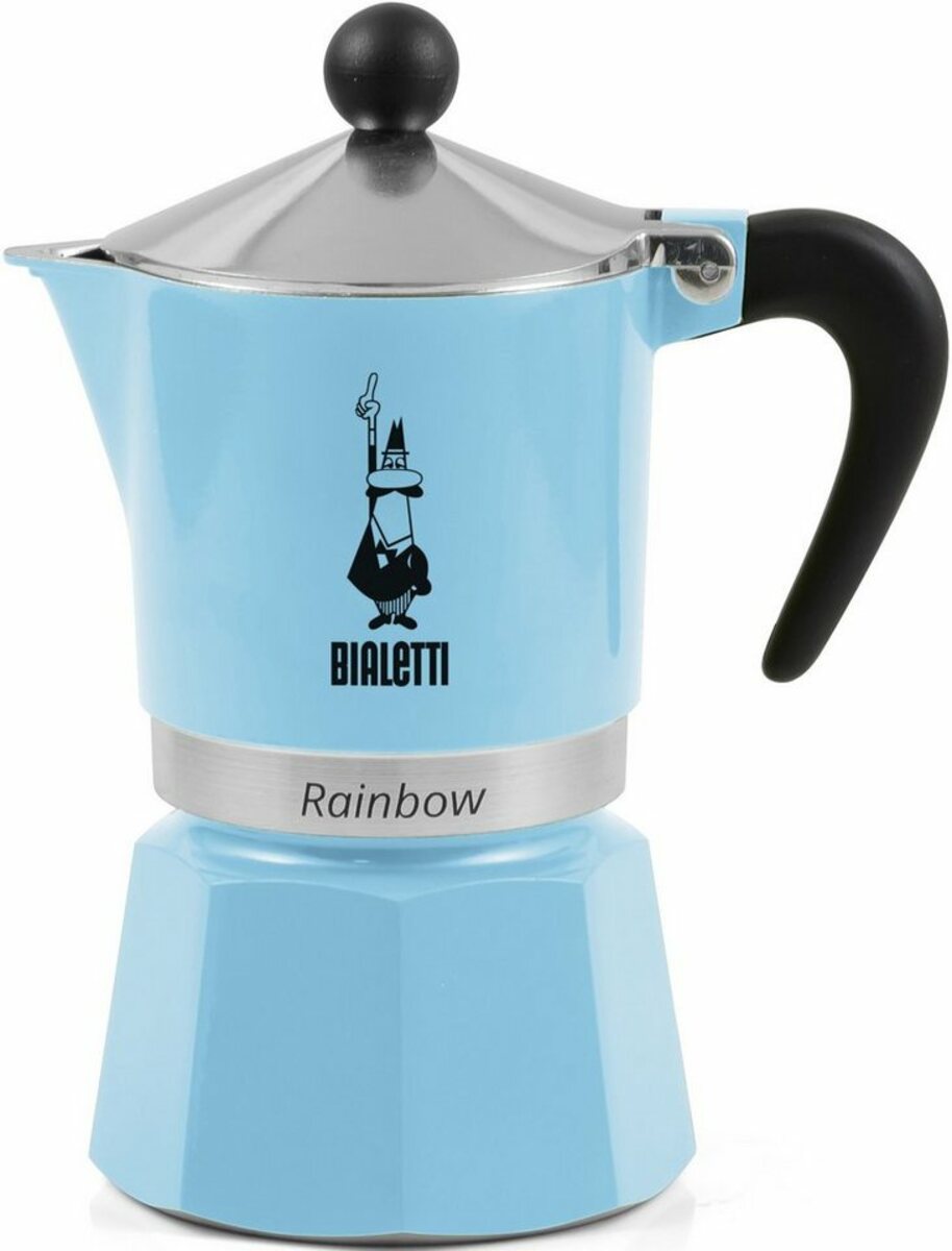 Bild 1 von BIALETTI Espressokocher Rainbow, 0,27l Kaffeekanne, Aluminium