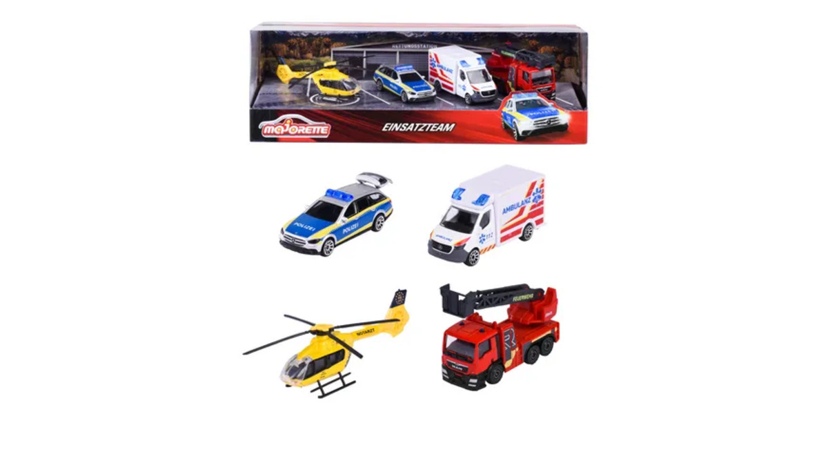 Bild 1 von Majorette - Einsatzteam 4 Pieces Giftpack