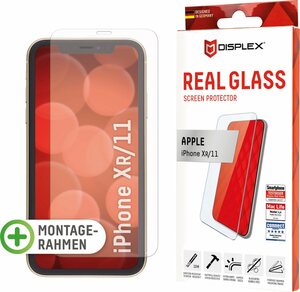 Displex DISPLEX Real Glass Panzerglas für Apple iPhone XR/11 (6,1) für Apple iPhone 11, Displayschutzglas