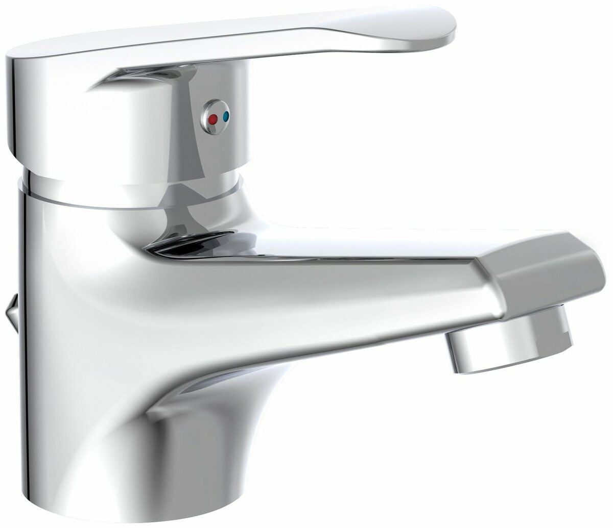 Bild 1 von Schütte Waschtischarmatur Tessa mit Zugstange, mit Ablaufgarnitur, Mischbatterie, Chrom