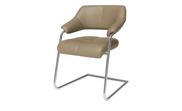 Bild 1 von JOOP! Leder-Schwingstuhl  Loft braun Maße (cm): B: 64 H: 86 T: 61 Stühle