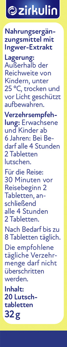 Bild 3 von Zirkulin Magenwohl Lutschtabletten