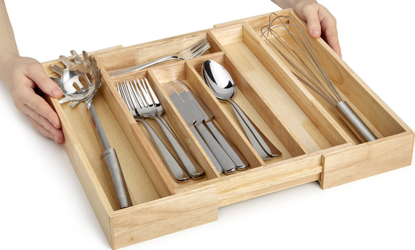 Bild 2 von IDEENWELT Besteckkasten Gummiholz