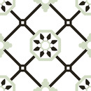 Bild 1 von Bodenfliese 'Retro Alba verde' Feinsteinzeug mehrfarbig 22,5 x 22,5 cm