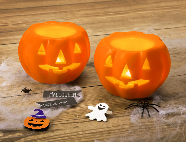 Bild 3 von IDEENWELT 2er Set LED Kürbislichter