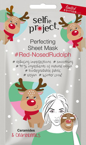 Selfie Project Tuchmaske #Red-Nosed Rudolph