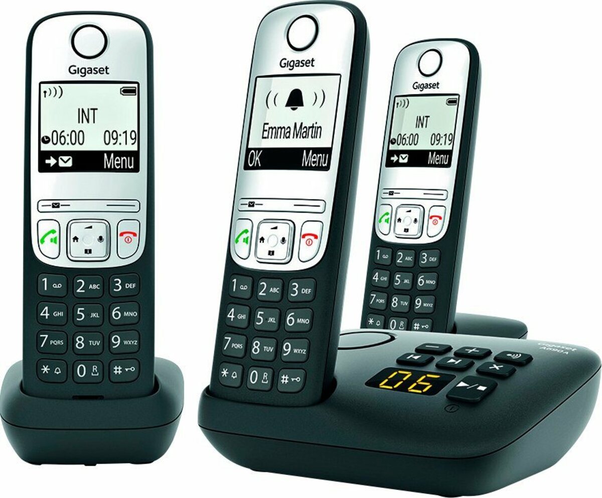 Bild 1 von Gigaset A690A Trio Schnurloses DECT-Telefon (Mobilteile: 3)
