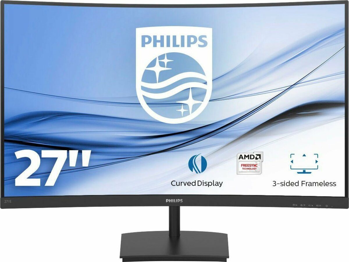 Bild 1 von Philips 271E1SCA Curved-LED-Monitor (68,6 cm/27 ", 1920 x 1080 px, Full HD, 4 ms Reaktionszeit, 75 Hz, LCD)