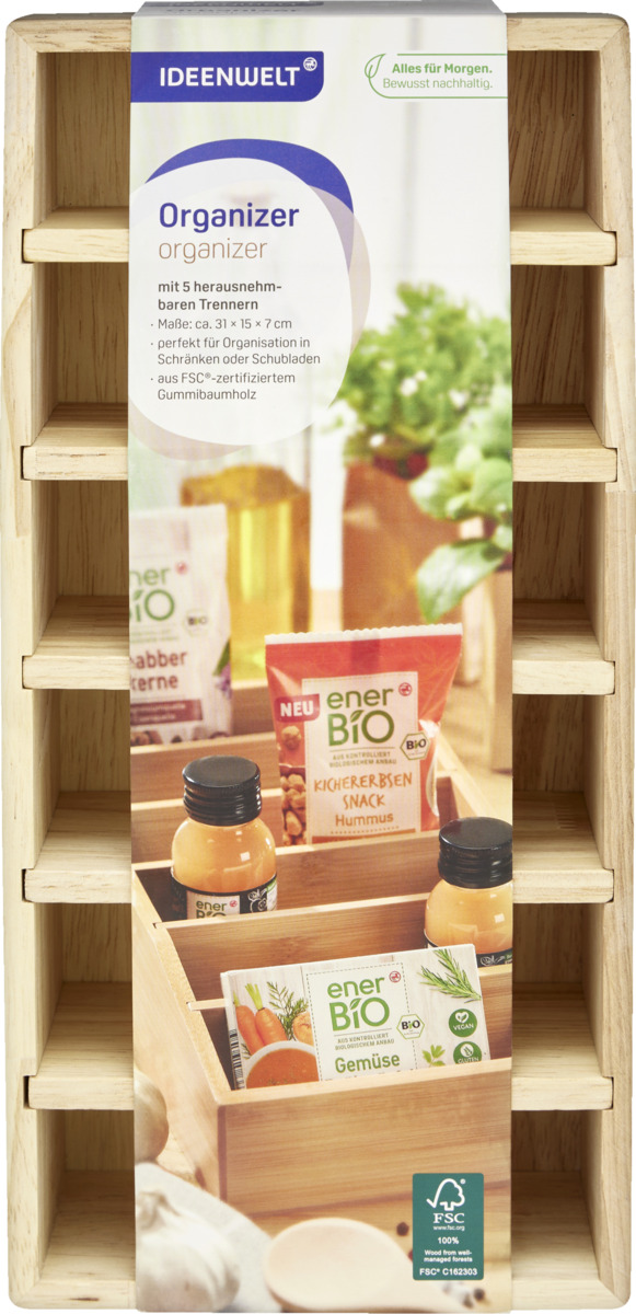 Bild 1 von IDEENWELT Organizer mit herausnehmbaren Trennern