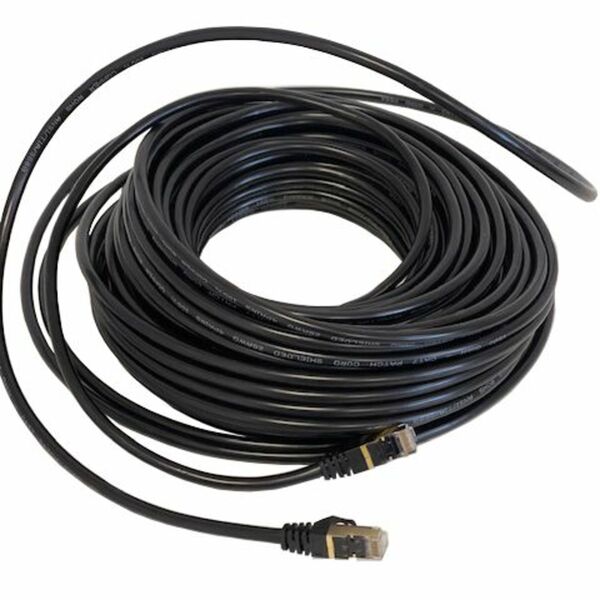 Bild 1 von Vago-Tools CAT7 Patchkabel Netzwerkkabel schwarz 30m rund