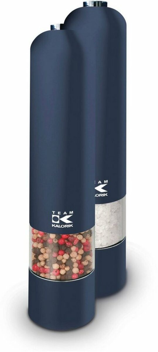 Bild 1 von Team Kalorik Salz-/Pfeffermühle TKG PSGR 1050 BU mit Licht elektrisch, (2 Stück)