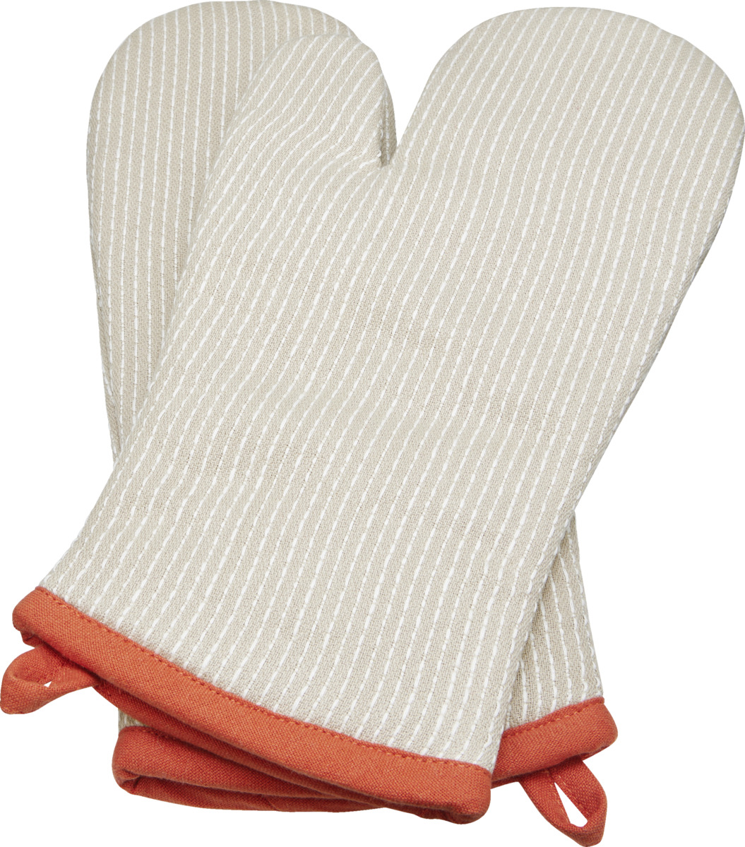 Bild 1 von IDEENWELT 2er Set Ofenhandschuhe taupe