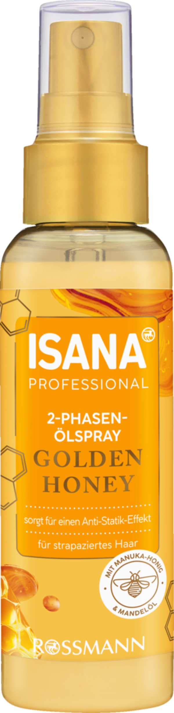 Bild 1 von ISANA PROFESSIONAL Golden Honey 2-Phasen-Ölspray