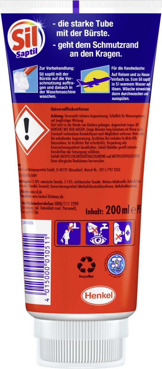 Bild 2 von Sil Saptil für Reise & Vorbehandlung 1.00 EUR/100 ml