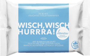 Loovara Intimate Wisch, Wisch Hurrra! - Feuchtes Toilettenpapier mit Bubble-Gum-Geruch