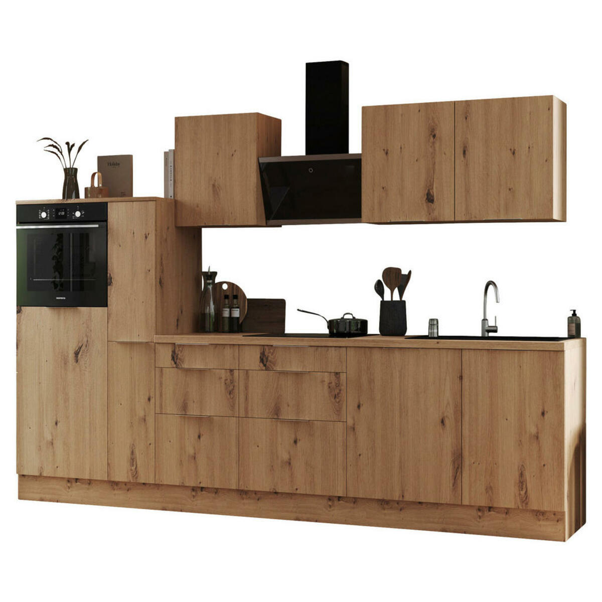 Bild 1 von Respekta Küchenblock Elisabeth Eiche Artisan Nachbildung B/H/T: ca. 310x225x60 cm