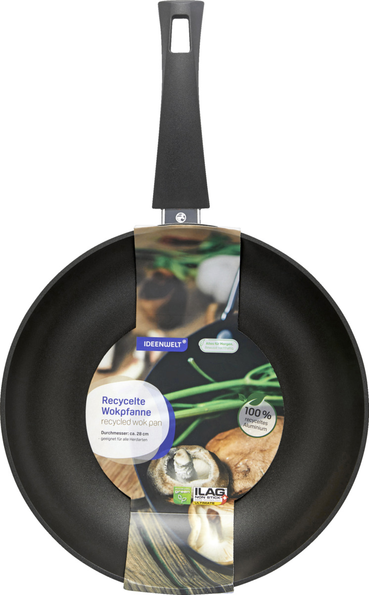 Bild 1 von IDEENWELT Recycelte Wokpfanne