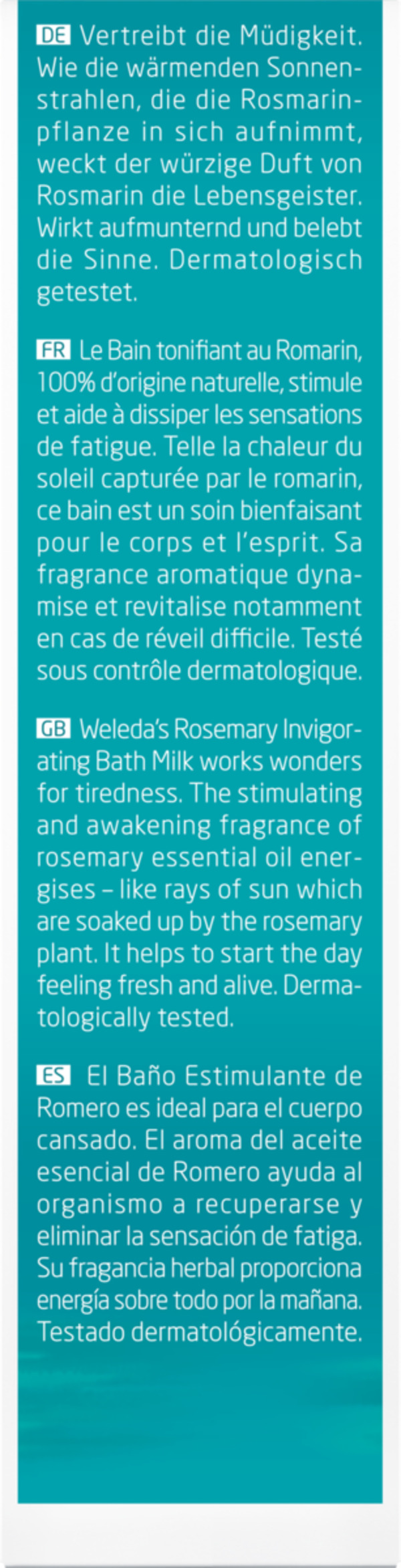 Bild 2 von Weleda Rosmarin Aktivierungsbad