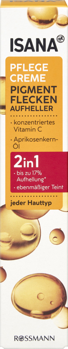 Bild 1 von ISANA Pigmentflecken Aufheller Pflegecreme 9.98 EUR/100 ml