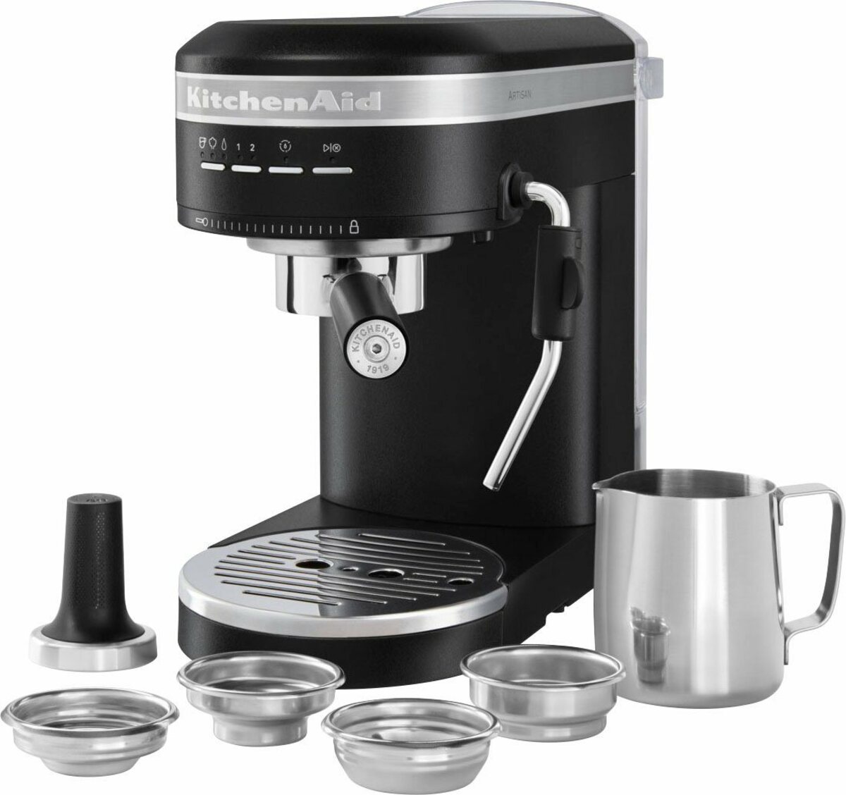Bild 1 von KitchenAid Espressomaschine 5KES6503EBK GUSSEISEN SCHWARZ