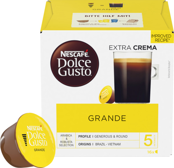 Bild 2 von Nescafé Dolce Gusto Kapseln "Crema Grande"