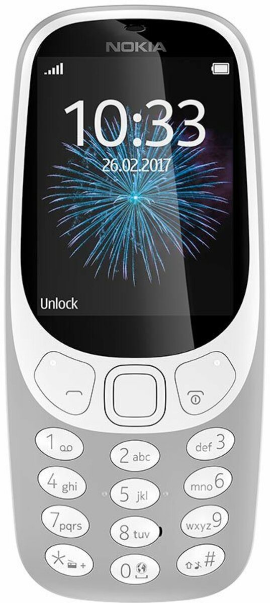 Bild 1 von Nokia 3310 Handy (6,1 cm/2,4 Zoll, 16 GB Speicherplatz, 2 MP Kamera)