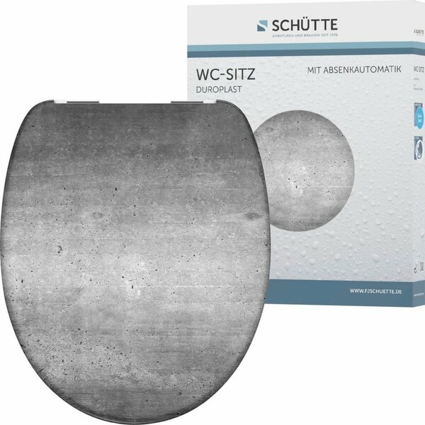 Bild 1 von Schütte WC-Sitz Industrial Grey, Duroplast, mit Absenkautomatik