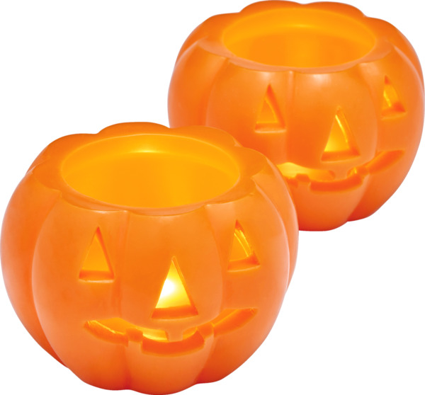 Bild 2 von IDEENWELT 2er Set LED Kürbislichter