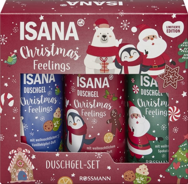 Bild 1 von ISANA Geschenkset Christmas Feelings Duschgel