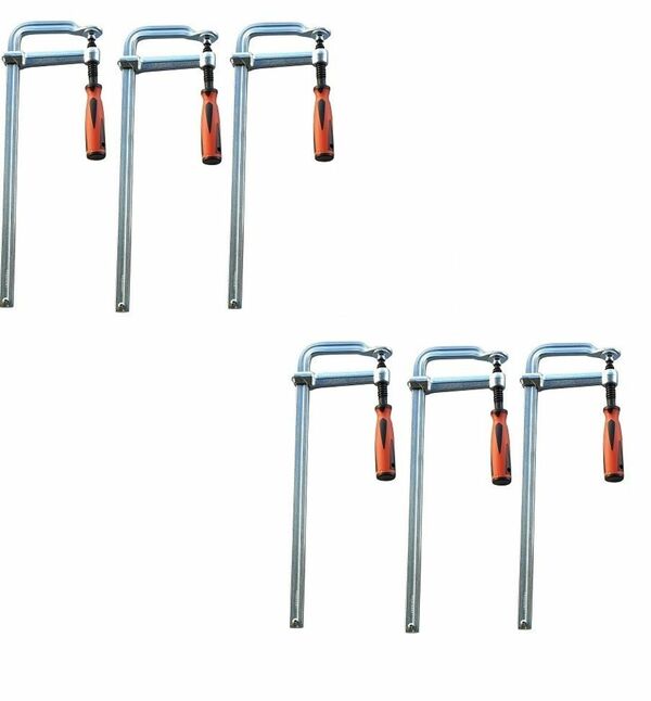 Proteco-Werkzeug® Set 6 Teile Schnellspannzwingen 300/450 / 600 Mm X 93