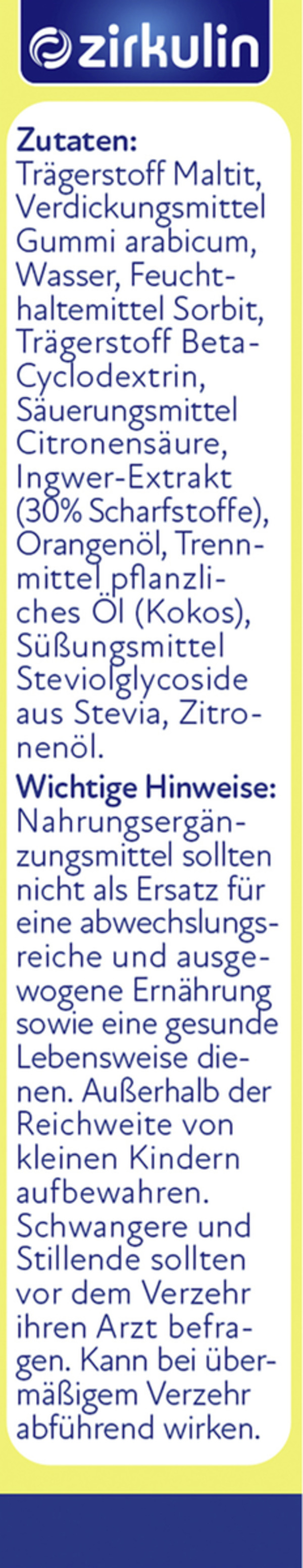Bild 4 von Zirkulin Magenwohl Lutschtabletten