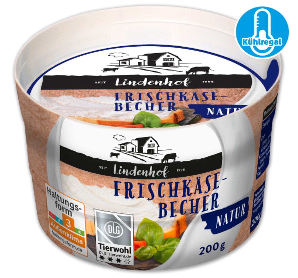 Bild 1 von LINDENHOF Frischkäse-Becher